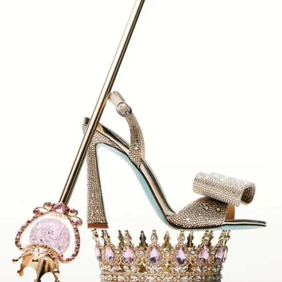 Betsey Johnson Joel Light Gold size 9.5 - Picture 4 of 10